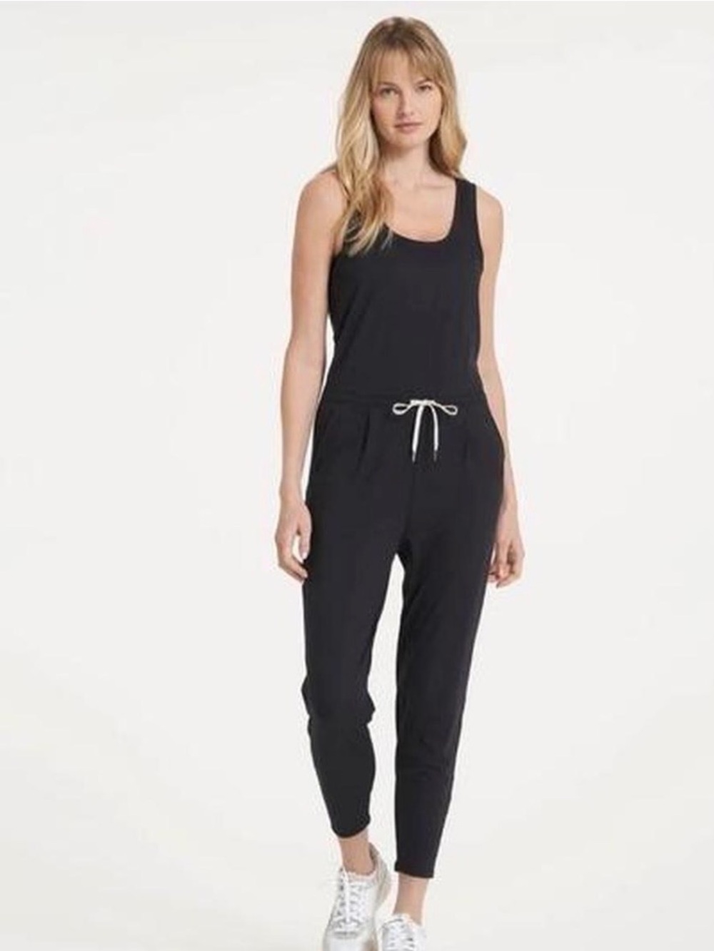Vuori Lux Jumper Jumpsuit Black size large drawstring